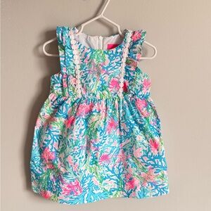 Lilly Pulitzer Toddler Dress - Floral Coral
